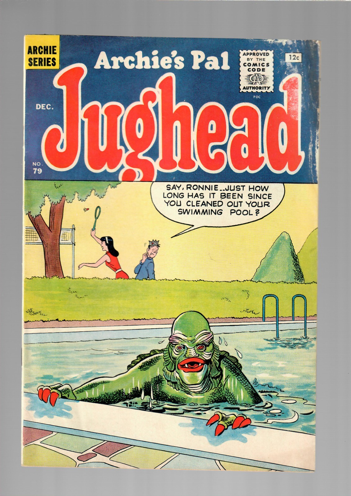 Archie’s Pal Jughead #79 1961 Creature Cover Silver Age Archie Comic Archie’s Pal Jughead #79 1961 Creature Cover Silver Age Archie Comic