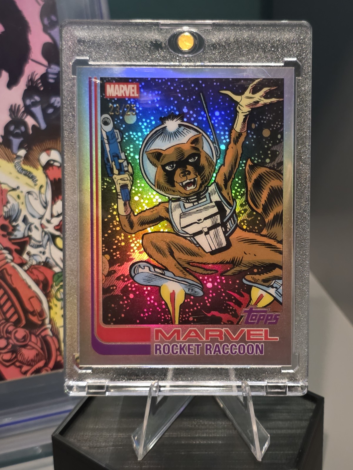 2026 Topps Chrome Marvel Rocket Raccoon Patrimony 23/25 2026 Topps Chrome Marvel Rocket Raccoon Patrimony 23/25