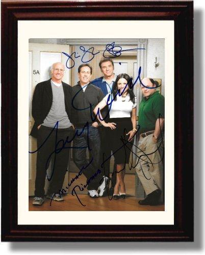 16x20 Framed Seinfeld Autograph Promo Print - Seinfeld Cast