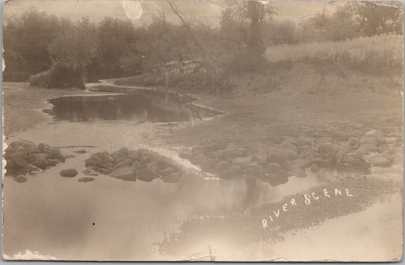 1910 North Dakota RPPC Real Photo Postcard \