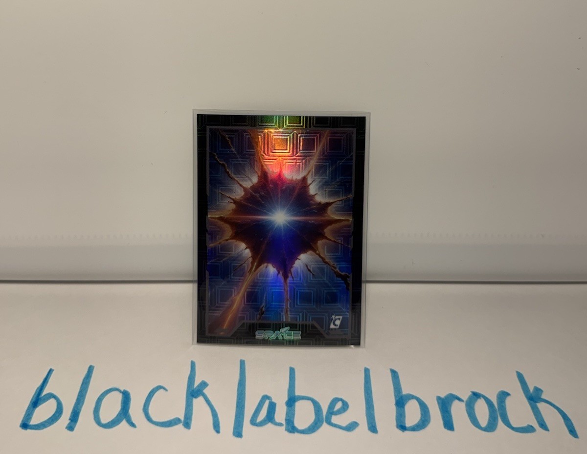 2025 Cardsmiths SPACE Gamma-Ray Burst ONYX 1 of 1 GEMSTONE REFRACTOR 1/1