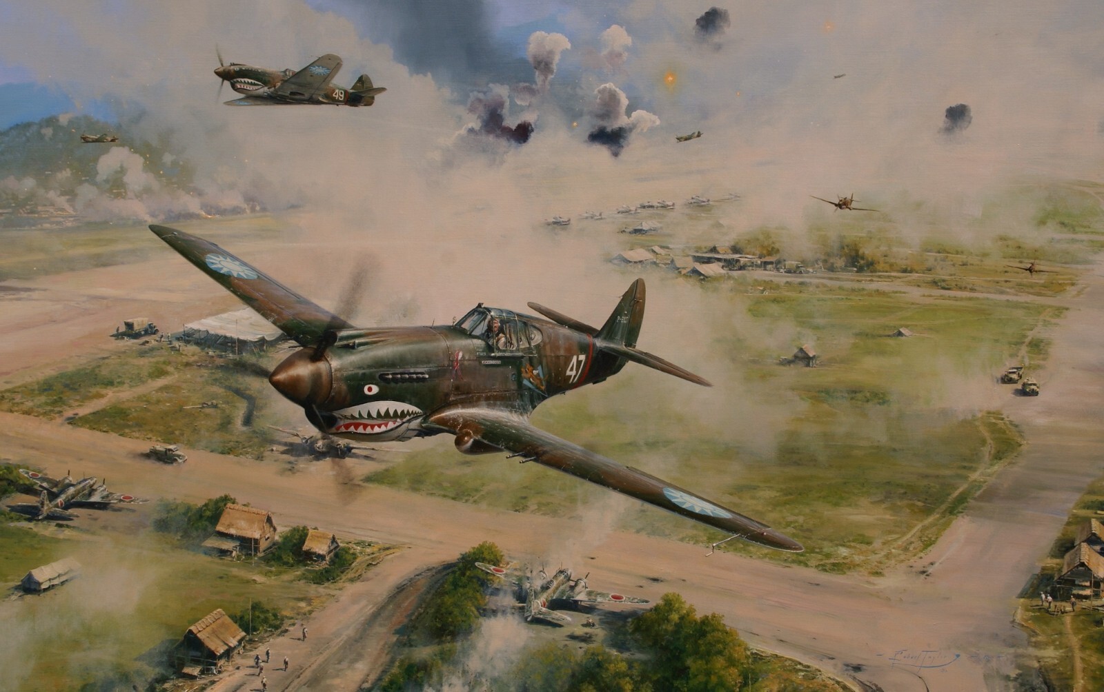 Flying Tigers - the Stuff of Legends by Robert Taylor signed by 6 Flying Tigers Flying Tigers - the Stuff of Legends by Robert Taylor signed by 6 Flying Tigers