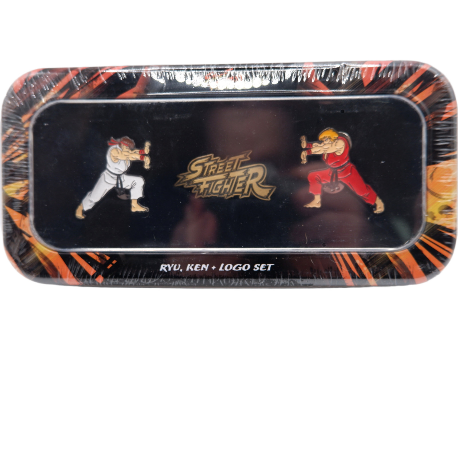 Official Street Fighter Ryu, Ken & Logo Enamel Pin Badge Collectors Set – 3 Pins Official Street Fighter Ryu, Ken & Logo Enamel Pin Badge Collectors Set – 3 Pins