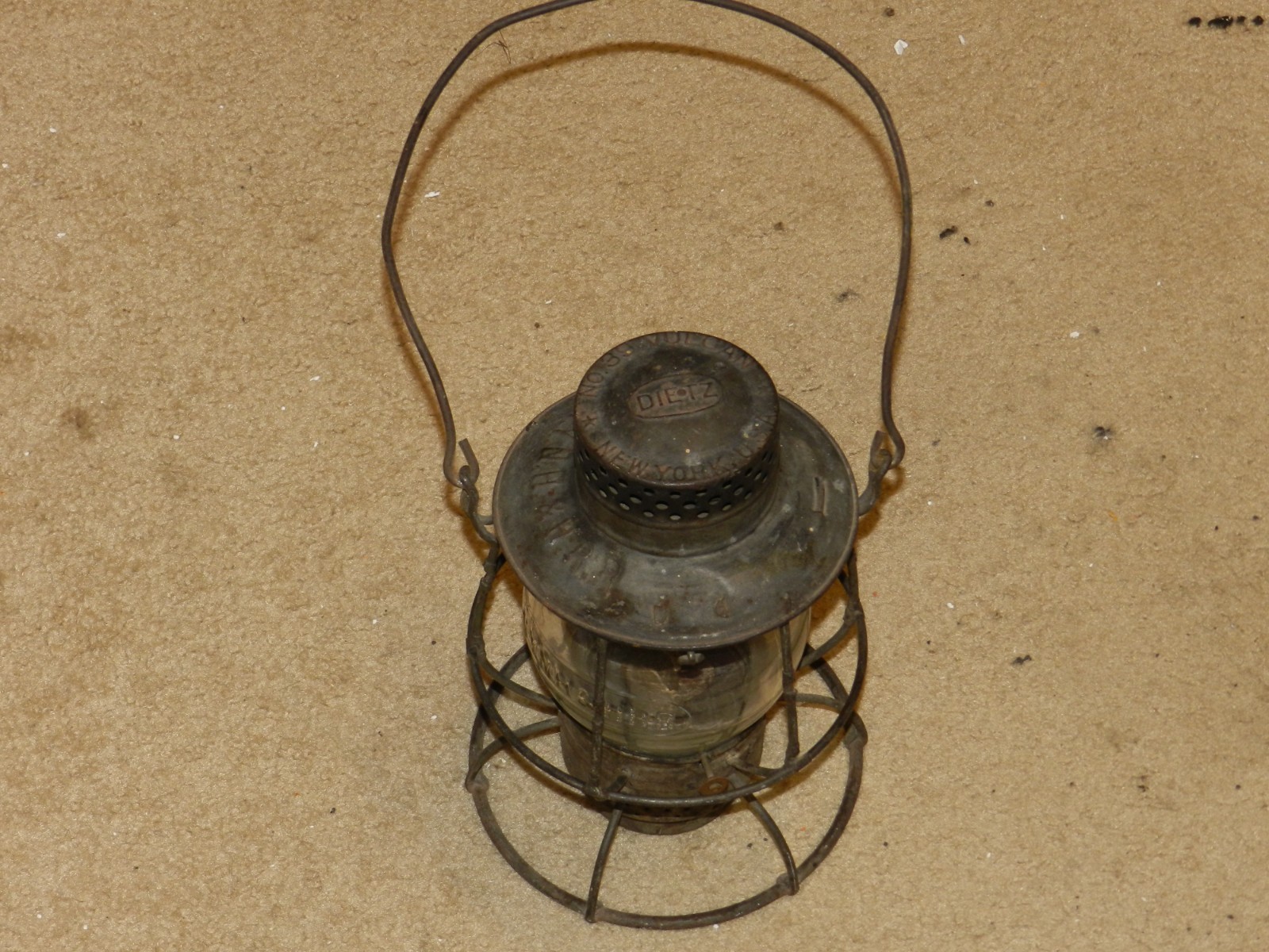 Vintage Dietz Standard 39 VULCAN NYNH&HRR Railroad Lantern Original Glass Globe Vintage Dietz Standard 39 VULCAN NYNH&HRR Railroad Lantern Original Glass Globe