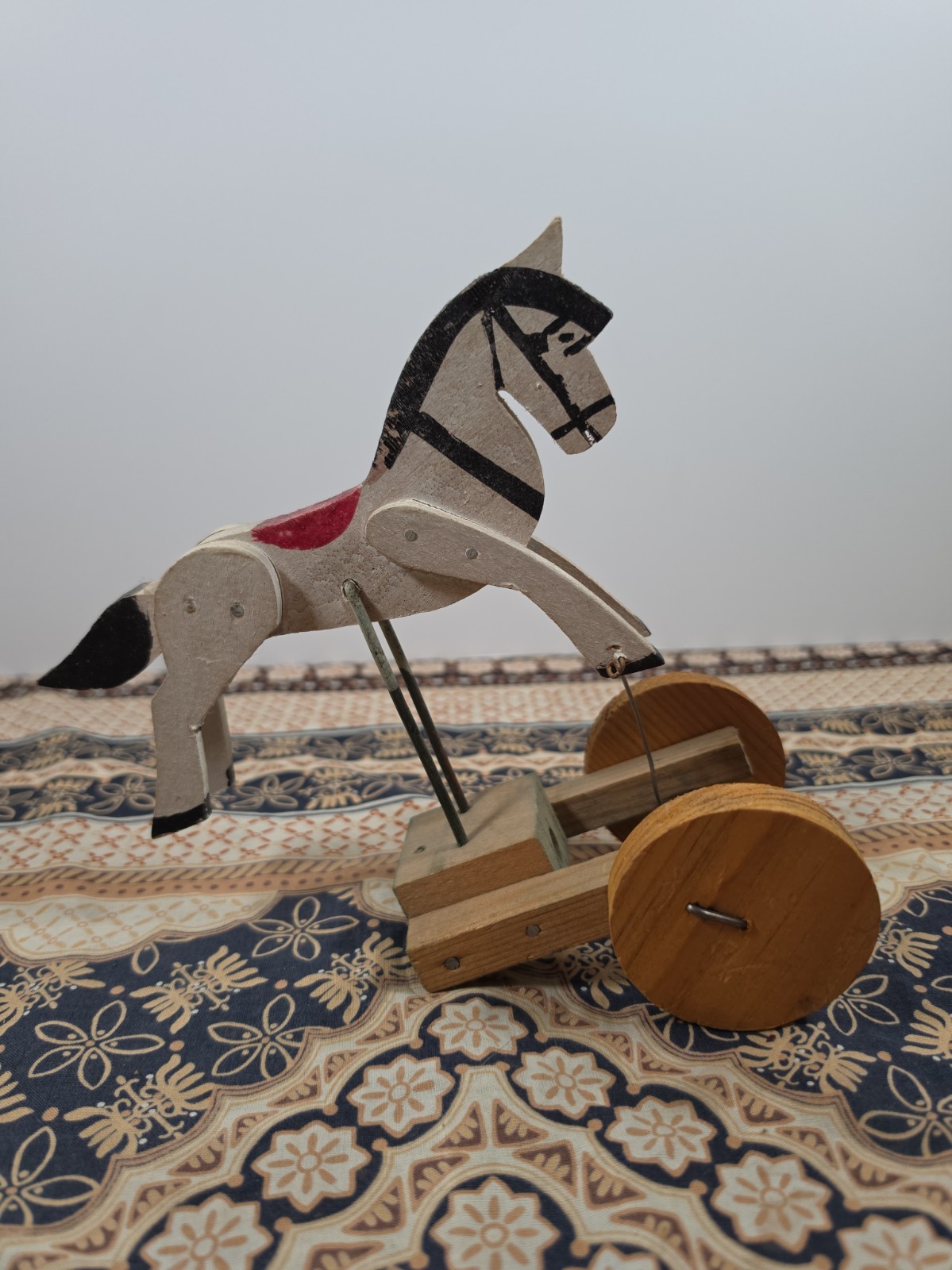 VTG 1984 Polish Folk Art Wood Horse Toy CEPELIA MILENIUM KRAKOW Hand Made Konik VTG 1984 Polish Folk Art Wood Horse Toy CEPELIA MILENIUM KRAKOW Hand Made Konik