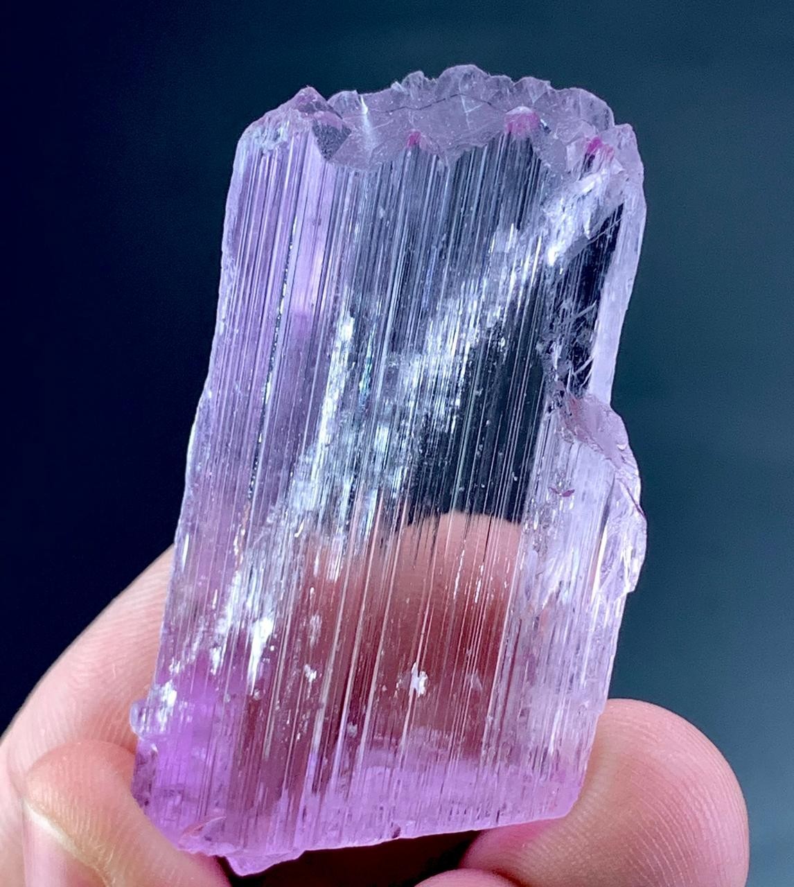 120 Carat Natural Pink Etched kunzite Crystal Specimen From Afghanistan 120 Carat Natural Pink Etched kunzite Crystal Specimen From Afghanistan