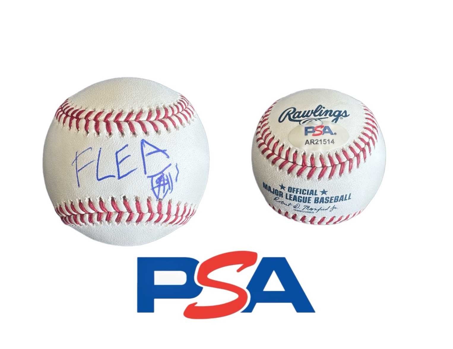 FLEA Signed Autograph Red Hot Chili Peppers Baseball Autograph PSA/DNA FLEA Signed Autograph Red Hot Chili Peppers Baseball Autograph PSA/DNA