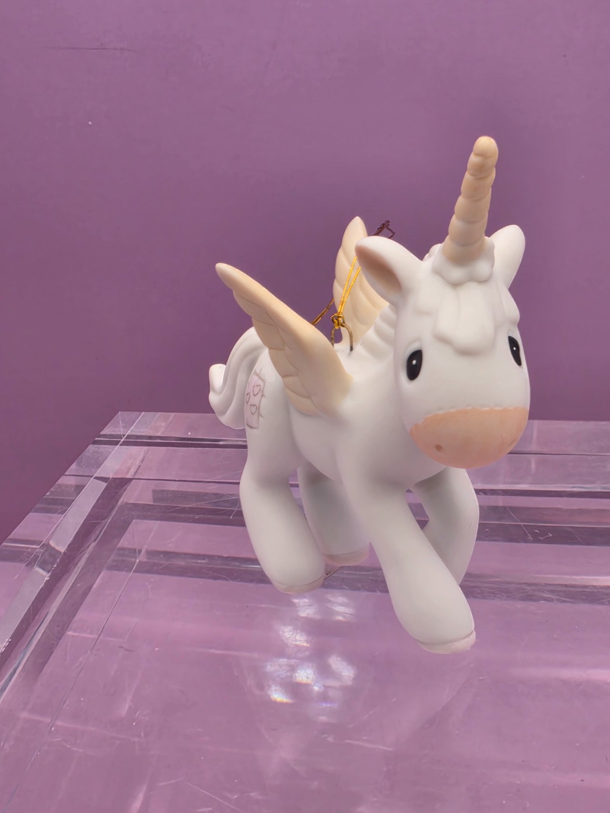 Precious Moments CHRISTMAS ORNAMENT "UNICORN" Jonathan&David 1982 ENESCO E-2371 Precious Moments CHRISTMAS ORNAMENT "UNICORN" Jonathan&David 1982 ENESCO E-2371