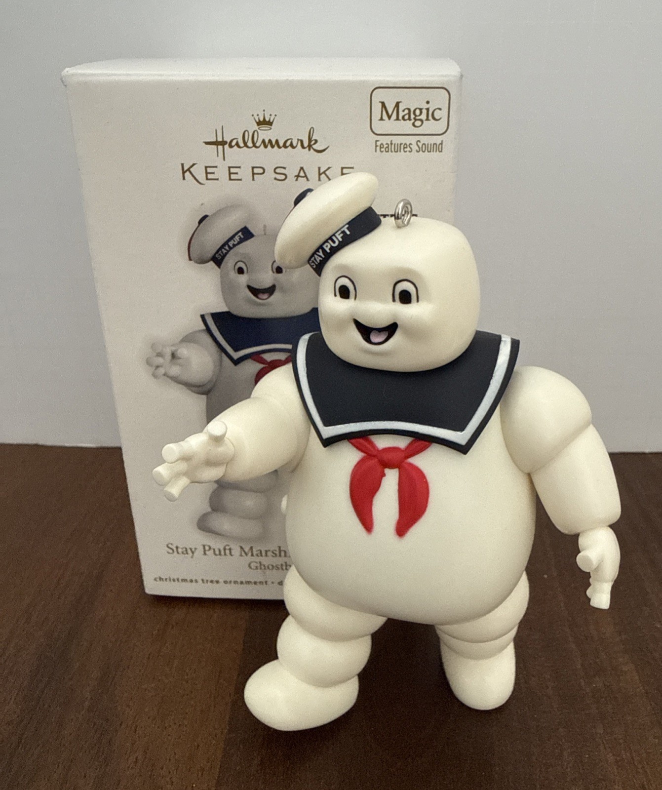 RARE Hallmark Stay Puft Marshmallow Menace Ghostbusters Ornament 2012