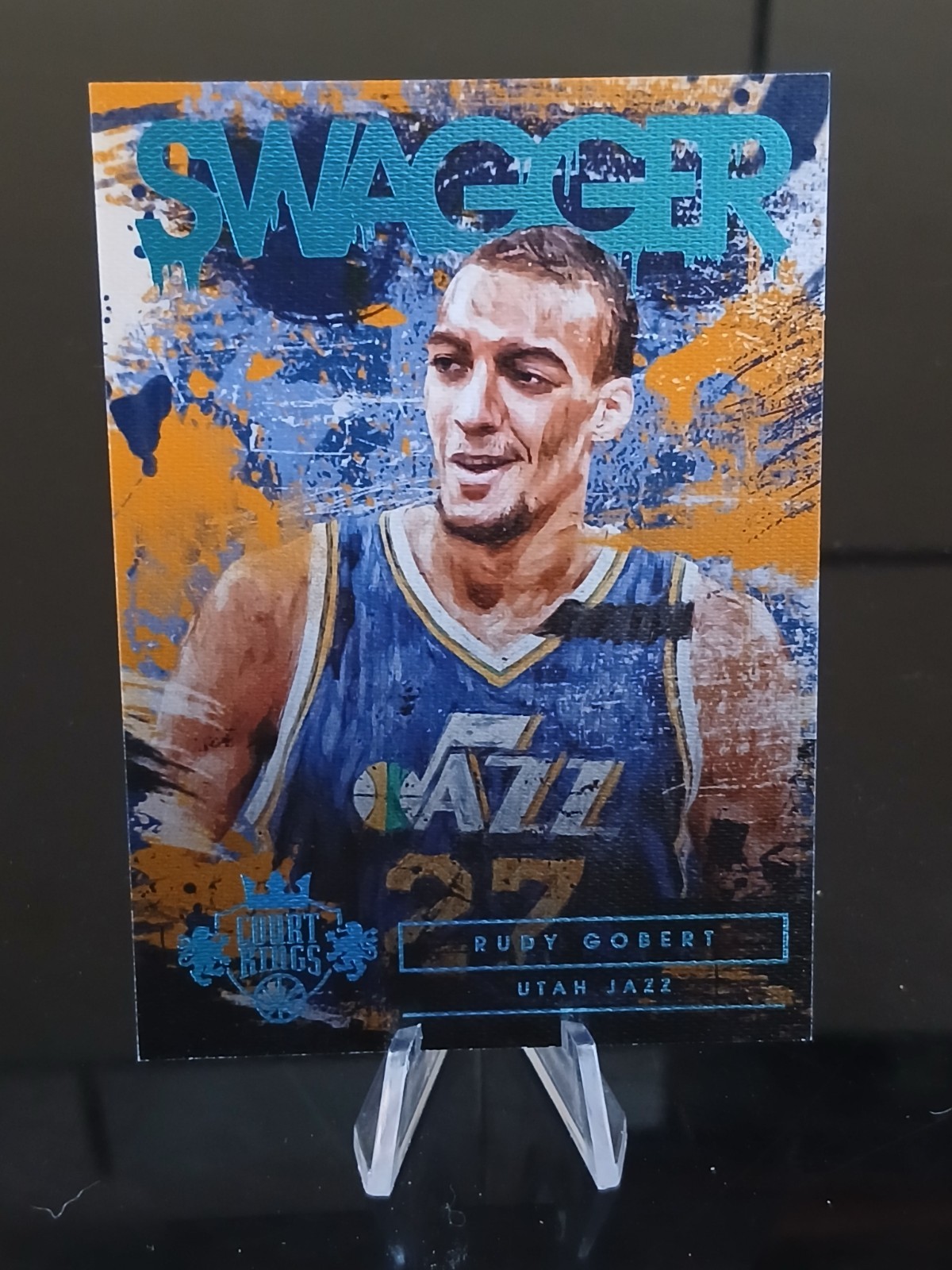 2015-16 PANINI COURT KINGS Basketball RUDY GOBERT Swagger INSERT #30 JAZZ /25 2015-16 PANINI COURT KINGS Basketball RUDY GOBERT Swagger INSERT #30 JAZZ /25