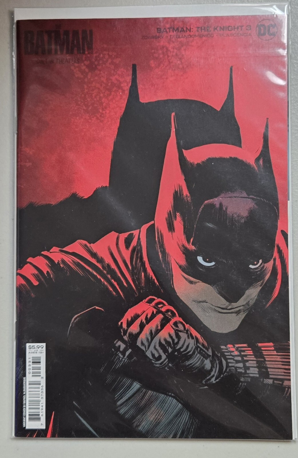 BATMAN: THE KNIGHT #3 ZDARSKY ALBUQUERQUE The BATMAN MOVIE VARIANT BATMAN: THE KNIGHT #3 ZDARSKY ALBUQUERQUE The BATMAN MOVIE VARIANT