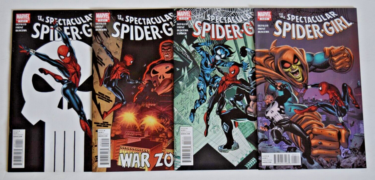 SPECTACULAR SPIDER-GIRL (2010) 4 ISSUE COMPLETE SET #1-4 MARVEL COMICS SPECTACULAR SPIDER-GIRL (2010) 4 ISSUE COMPLETE SET #1-4 MARVEL COMICS