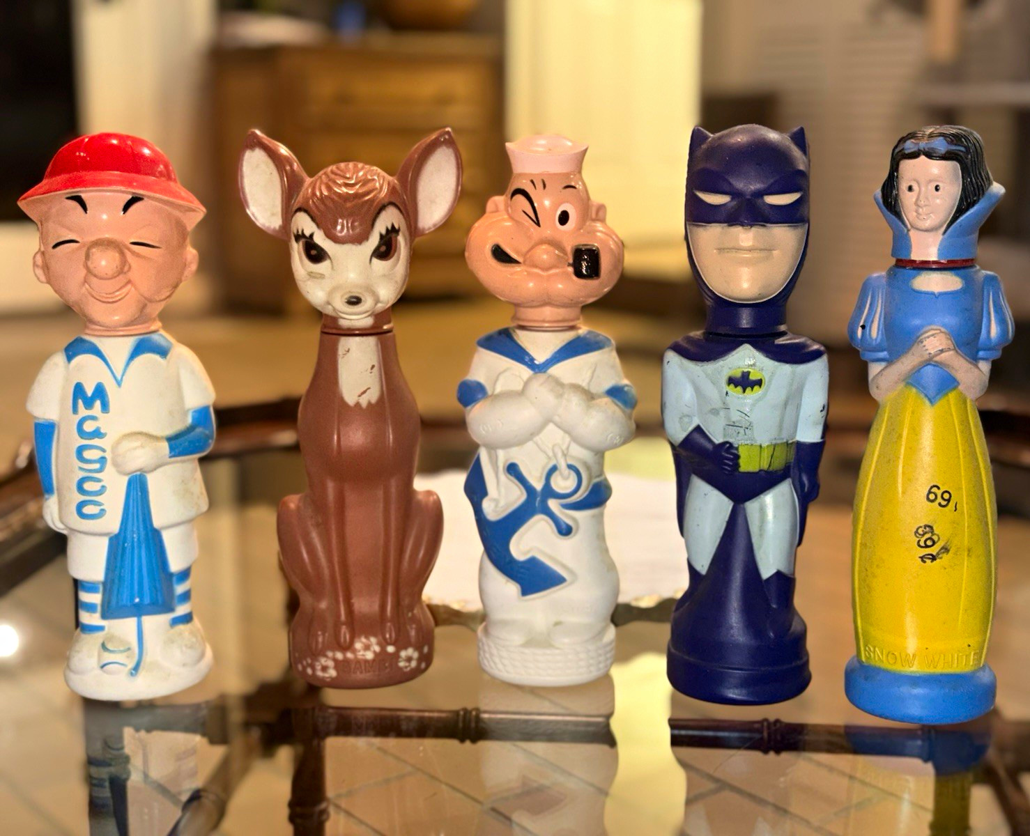 Vintage 60s Soaky Colgate Bubble Bath Bottles Lot Batman Disney Popeye Magoo Vintage 60s Soaky Colgate Bubble Bath Bottles Lot Batman Disney Popeye Magoo