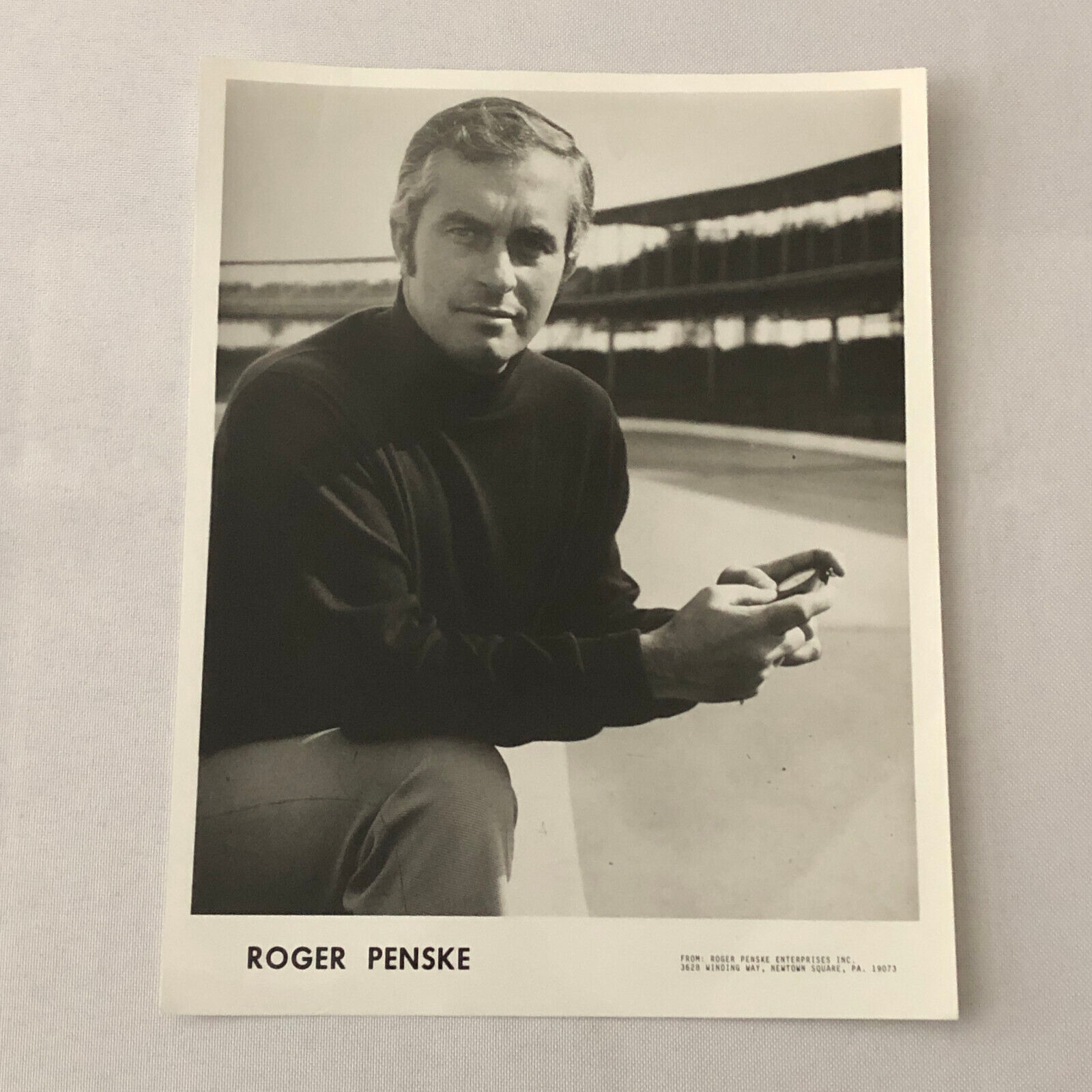 Roger Penske Indy Indianapolis Racing Portrait Photo Photograph 1973