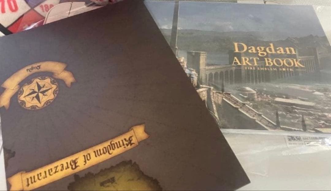 Fire Emblem Fortunes Weave Dagdan Collection Art book & Poster map Set No Game Fire Emblem Fortunes Weave Dagdan Collection Art book & Poster map Set No Game