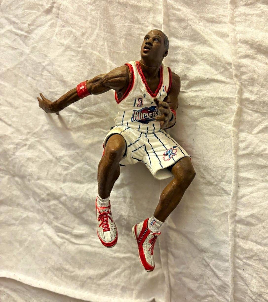 STEVE FRANCIS Houston Rockets McFarlane NBA Series 2 Figure LOOSE with Base STEVE FRANCIS Houston Rockets McFarlane NBA Series 2 Figure LOOSE with Base