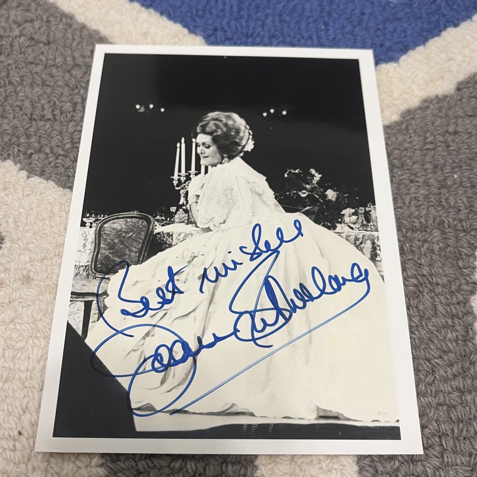Dame Joan Sutherland Opera Signed  Photograph Picture 7" X 5"