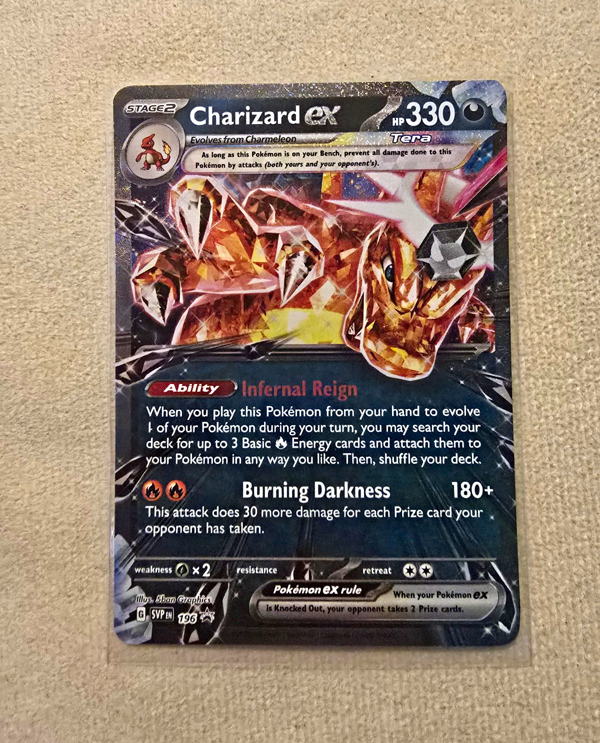 The Pokémon Company Charizard ex Promo 196 English The Pokémon Company Charizard ex Promo 196 English