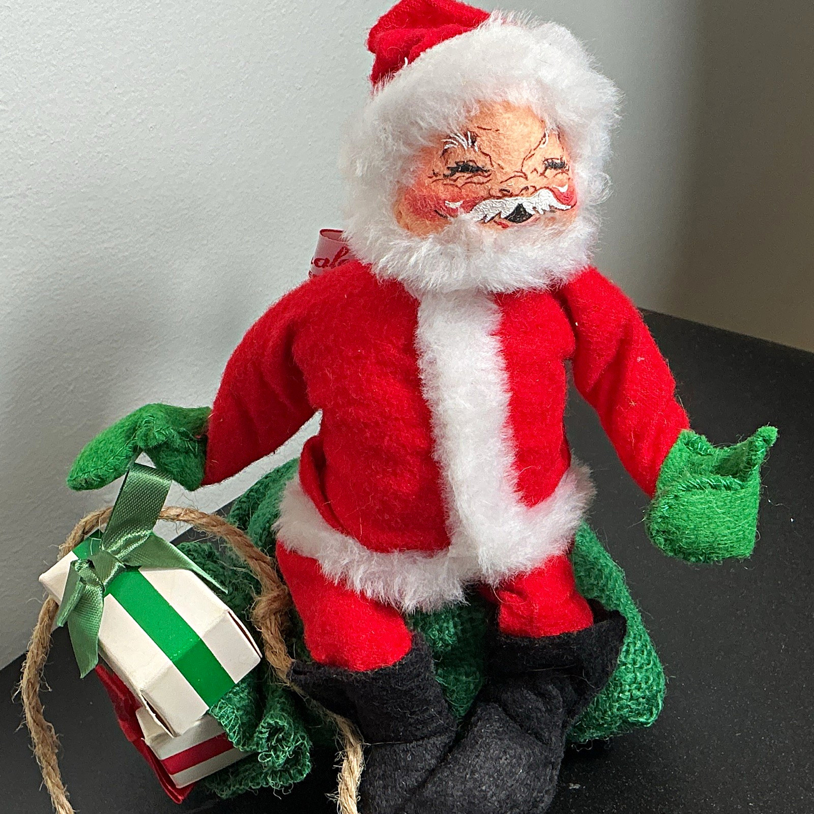 Annalee 1991 Santa Claus Fabric Christmas Figurine 7in Made in USA Annalee 1991 Santa Claus Fabric Christmas Figurine 7in Made in USA