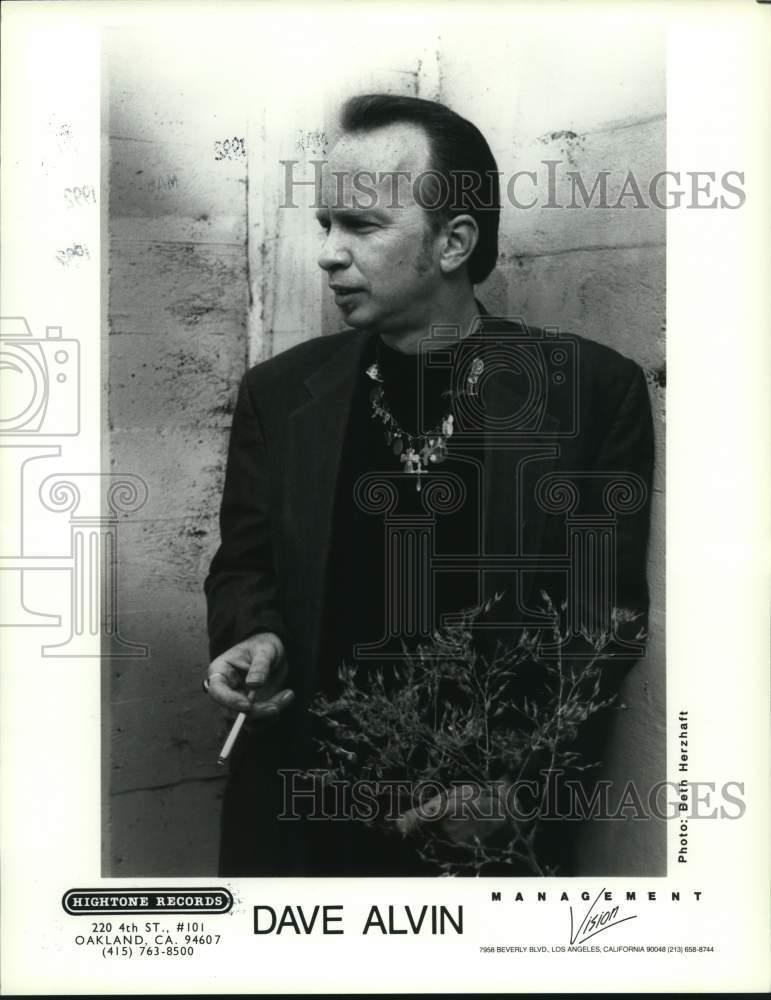 1992 Press Photo Recording Artist Dave Alvin - lrp26983