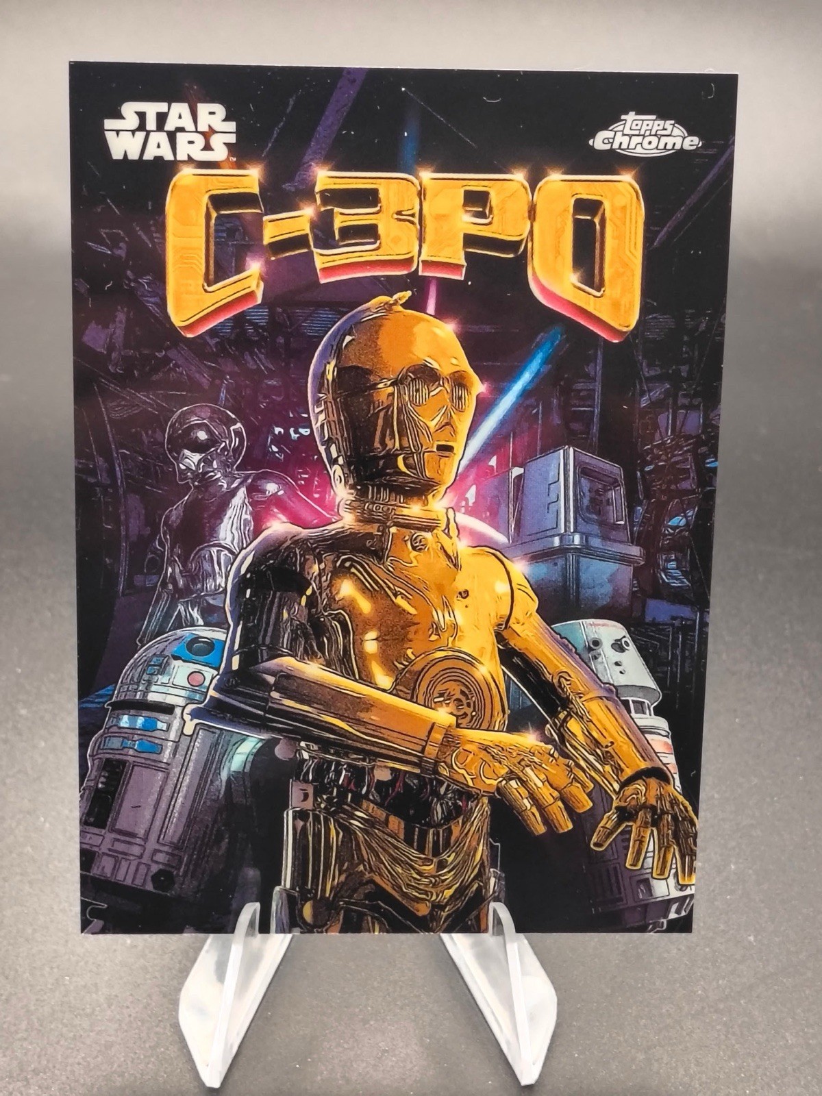 2026 Topps Star Wars Chrome C-3PO Galactic Maximalists Case Hit SSP - GMAC-C3 2026 Topps Star Wars Chrome C-3PO Galactic Maximalists Case Hit SSP - GMAC-C3