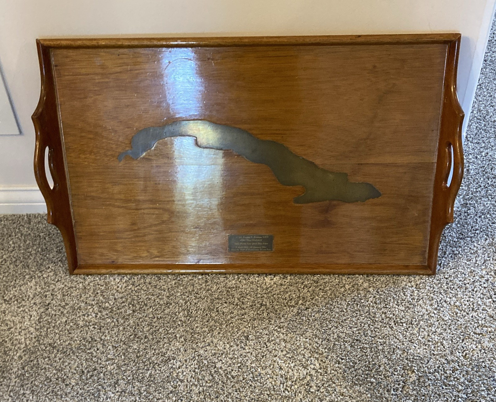 Rare USN Guantanamo Bay Cuba 1962-67 Tray LTJG Rasmus service. collectible Rare USN Guantanamo Bay Cuba 1962-67 Tray LTJG Rasmus service. collectible