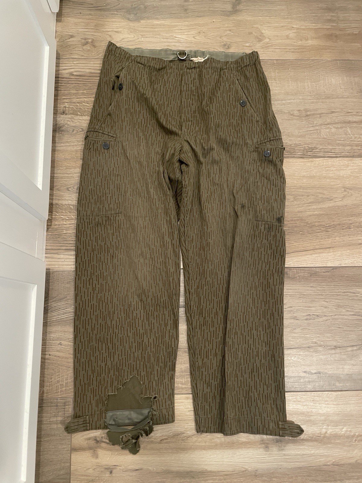 East German DDR NVA Strichtarn Uniform Pants East German DDR NVA Strichtarn Uniform Pants