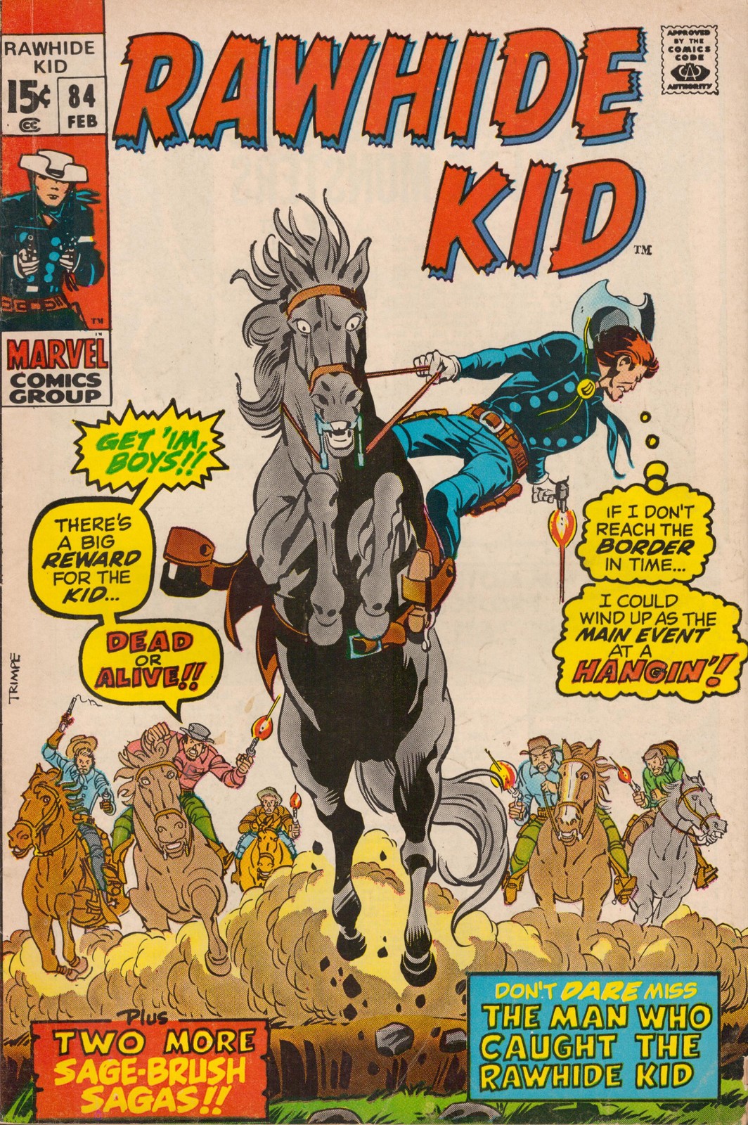 48160: MARVEL RAWHIDE KID #84 Fine Minus Grade 48160: MARVEL RAWHIDE KID #84 Fine Minus Grade