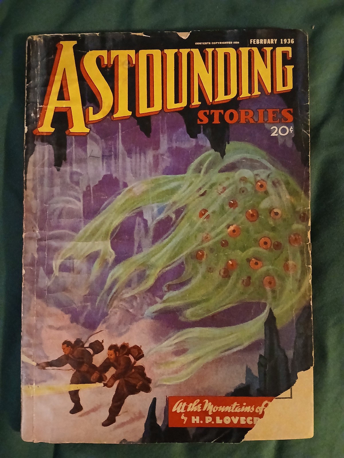 Astounding Stories Pulp Magazine February 1936 Vol. 16 #6 HP LOVECRAFT Astounding Stories Pulp Magazine February 1936 Vol. 16 #6 HP LOVECRAFT