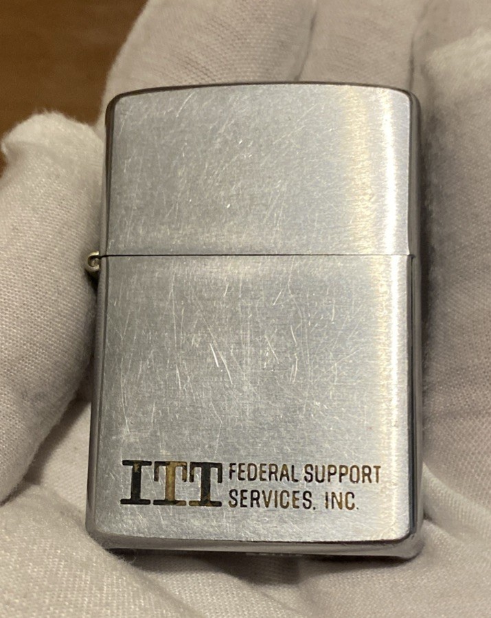 Skunk Works Era 1966 ITT Federal Support Services Inc Zippo