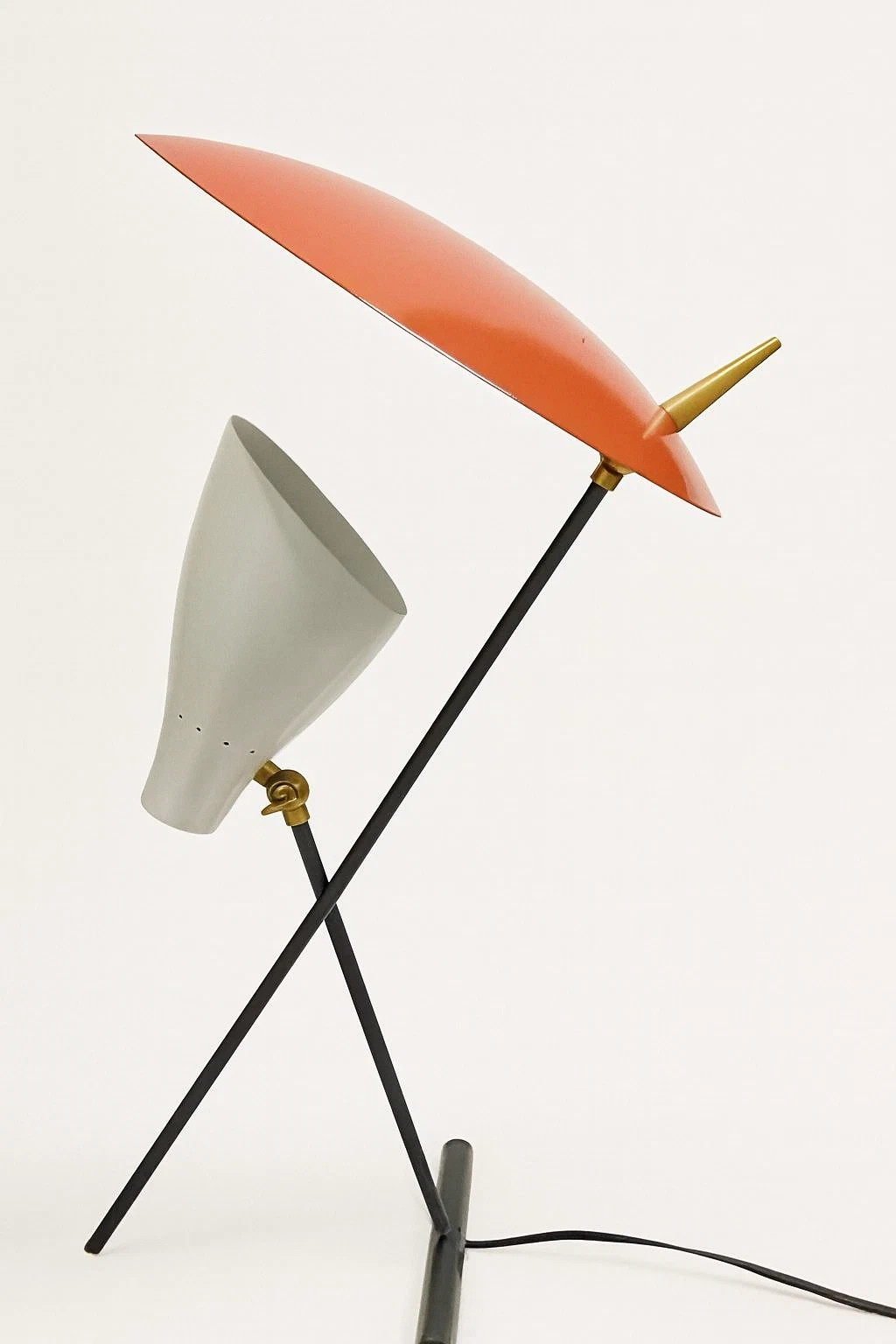 Vintage 1950s Italian Stilnovo Style Mid Century Modern Desk Table Lamp Vintage 1950s Italian Stilnovo Style Mid Century Modern Desk Table Lamp