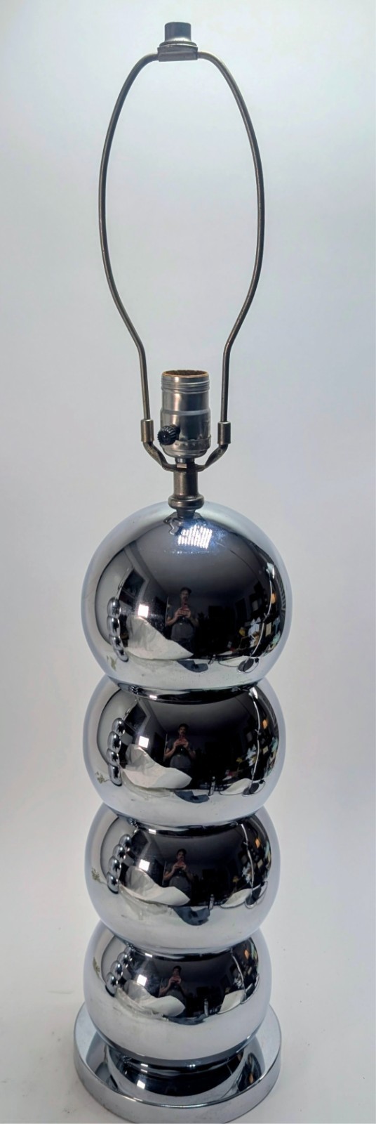 Vintage Robert Sonneman George Kovacs Chrome Orb table Lamps Mid Century 1960 Vintage Robert Sonneman George Kovacs Chrome Orb table Lamps Mid Century 1960