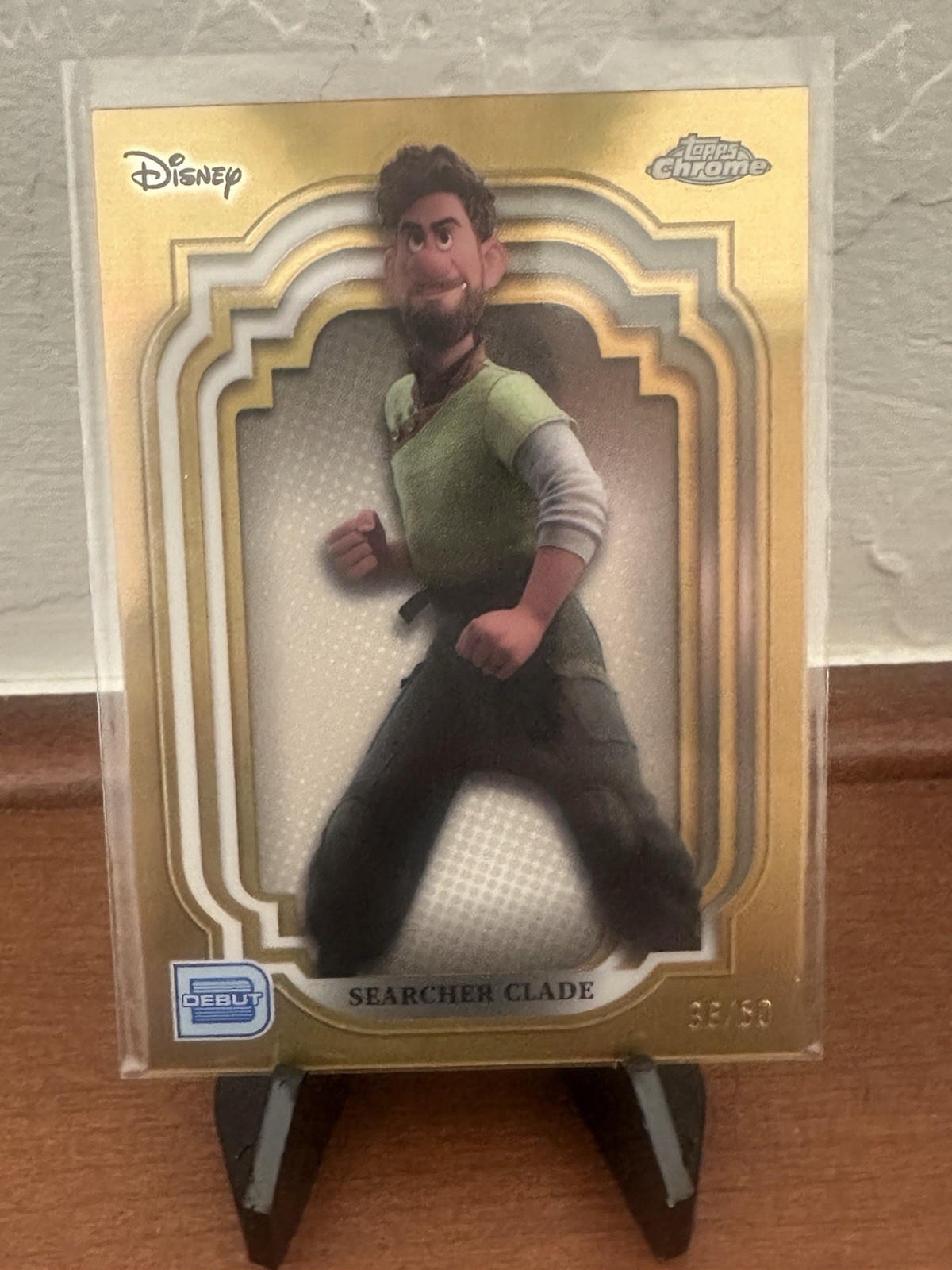2024 Topps Chrome Disney #44 Searcher Clade Gold Refractor /50 Strange World 2024 Topps Chrome Disney #44 Searcher Clade Gold Refractor /50 Strange World