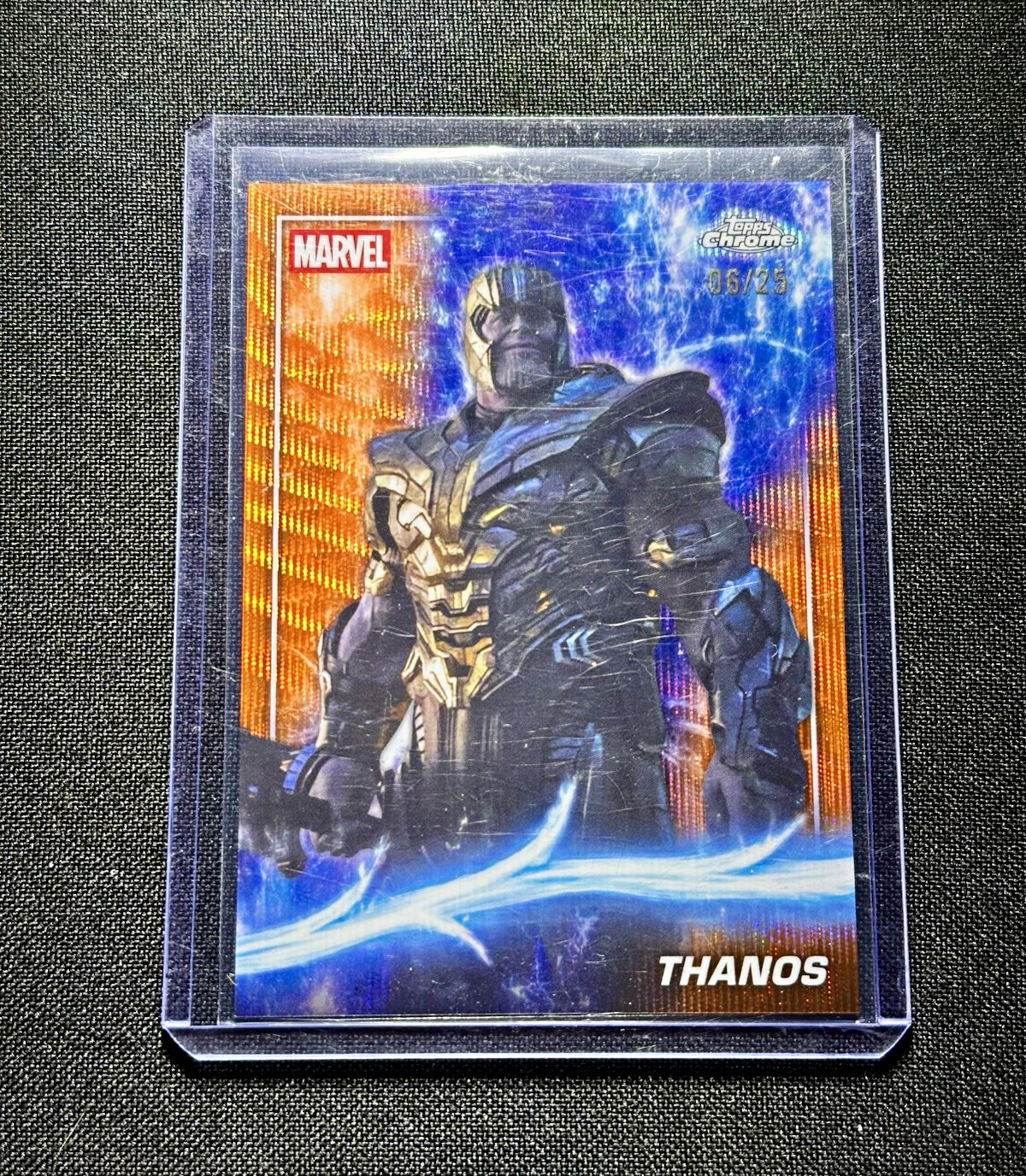 Topps Chrome 2025 Marvel Infinity Saga Thanos #100 /25 Endgame Topps Chrome 2025 Marvel Infinity Saga Thanos #100 /25 Endgame