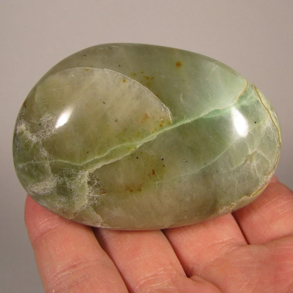 2.9" GARNIERITE Nickel Polished Palm Stone - Madagascar 2.9" GARNIERITE Nickel Polished Palm Stone - Madagascar