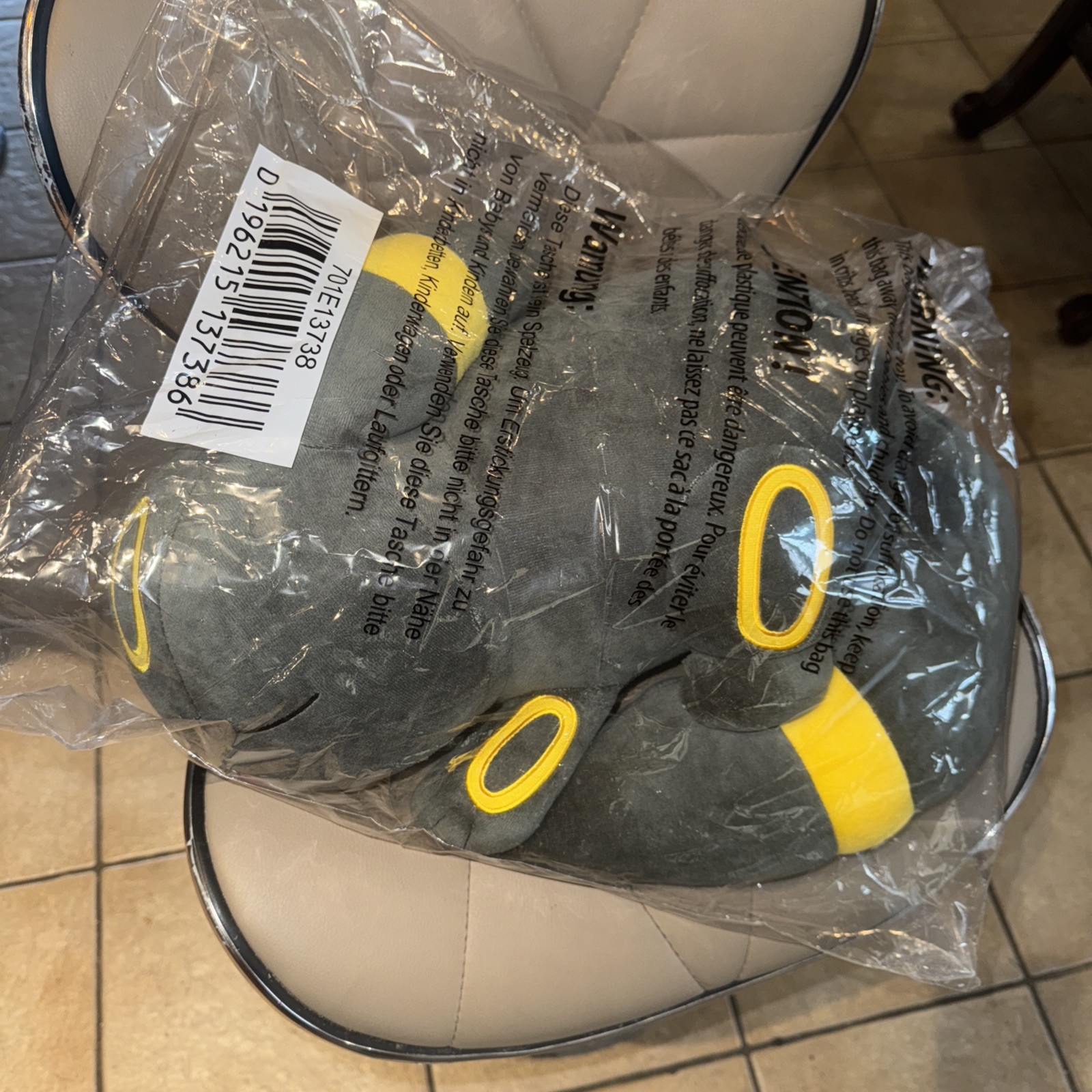 Pokemon Center UMBREON sleeping plush pillow cushion 19" official NWT US SELLER Pokemon Center UMBREON sleeping plush pillow cushion 19" official NWT US SELLER
