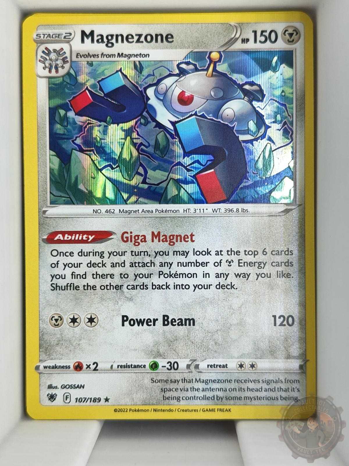 Magnezone 107/189 Holo Rare Astral Radiance Pokemon Near Mint Magnezone 107/189 Holo Rare Astral Radiance Pokemon Near Mint