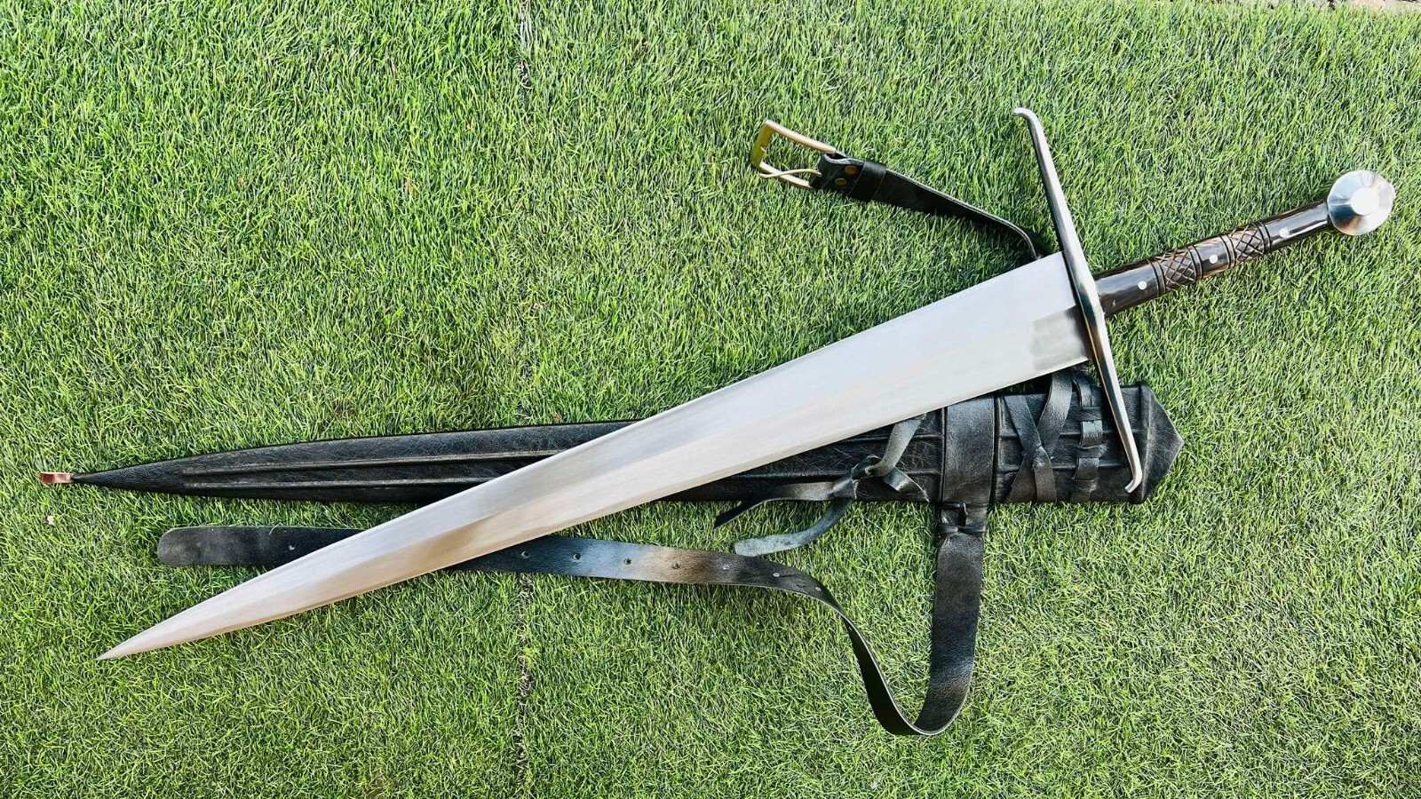 34.1 inches blade Replica Alexandria Sword - Hand-Forged-Custom made -Decorative 34.1 inches blade Replica Alexandria Sword - Hand-Forged-Custom made -Decorative