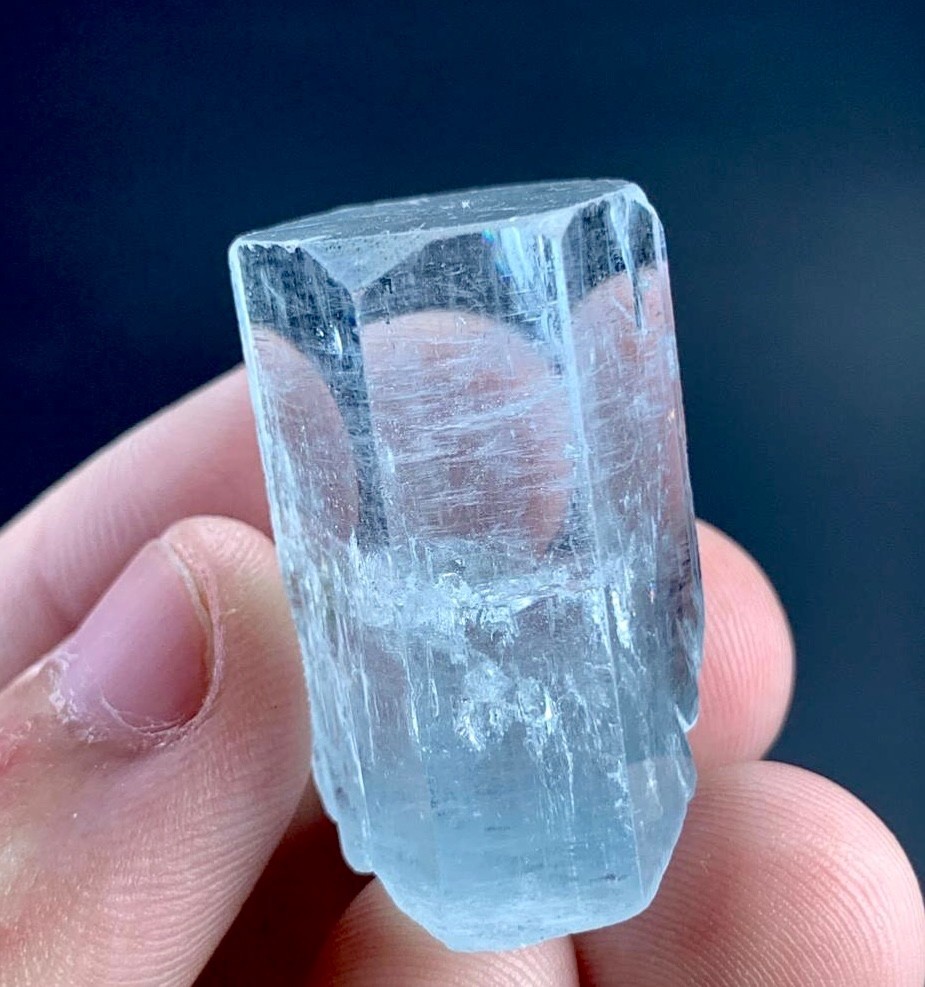 98 Carat Aquamarine Crystal Specimen From Skardu Pakistan 98 Carat Aquamarine Crystal Specimen From Skardu Pakistan