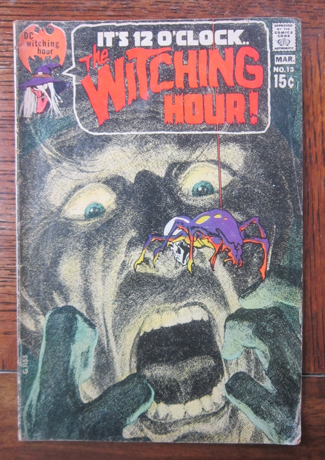 Vintage 1971 DC Comics THE WITCHING HOUR COMIC BOOK #13 Neal Adams cover Horror Vintage 1971 DC Comics THE WITCHING HOUR COMIC BOOK #13 Neal Adams cover Horror
