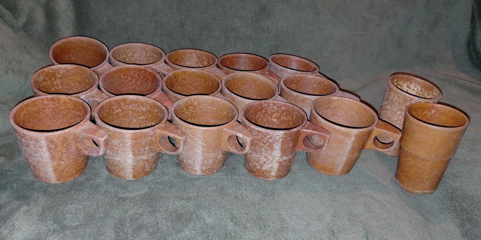 Vintage mid-century U.S. military mess hall coffee mugs And Tumblers 