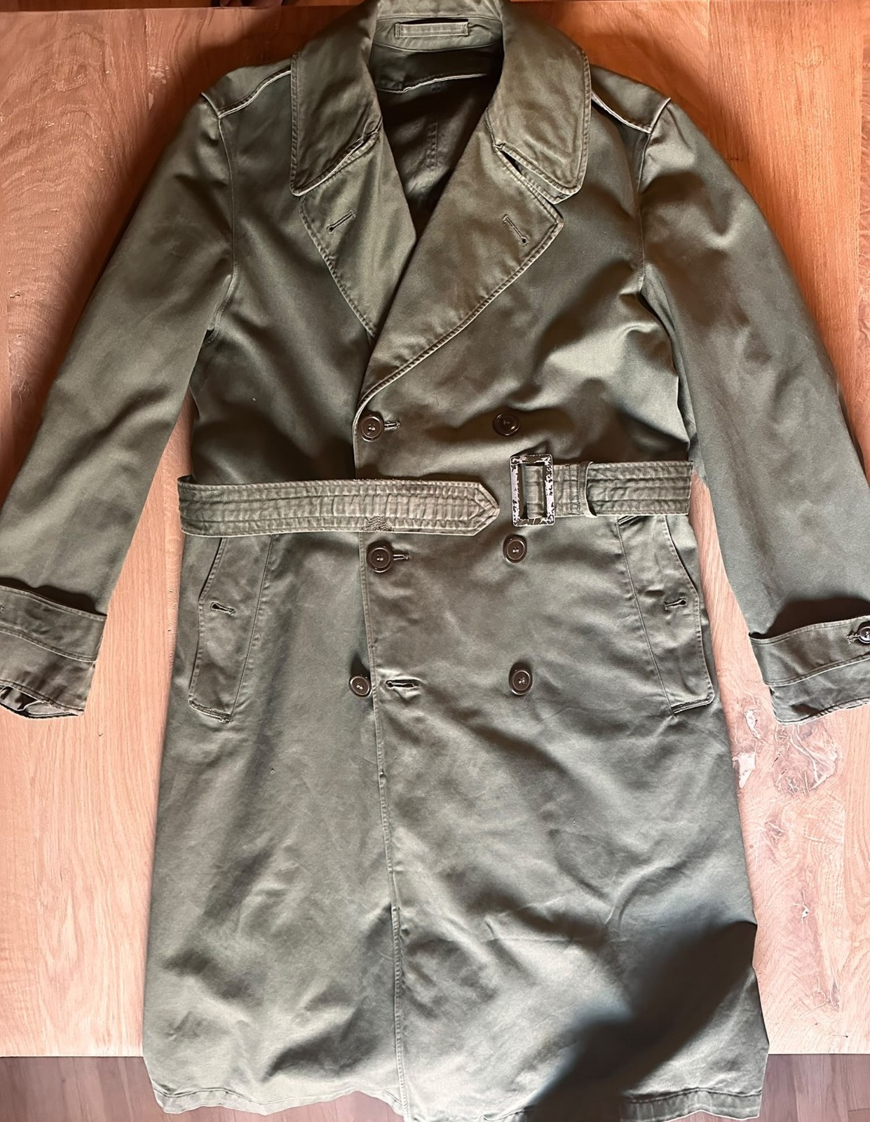 Vintage 1951 US Army M-1950A Trench Coat Overcoat Wool Liner Belt Fits IT 50/52 Vintage 1951 US Army M-1950A Trench Coat Overcoat Wool Liner Belt Fits IT 50/52