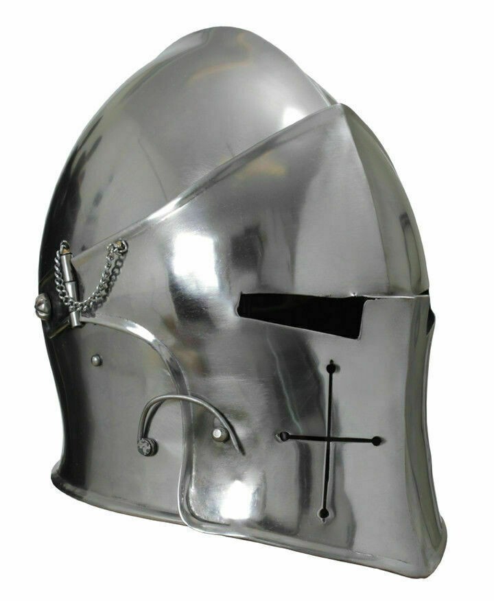 Christmas SCA LARP Medieval helmet 18 ga warrior costume full steel helmet