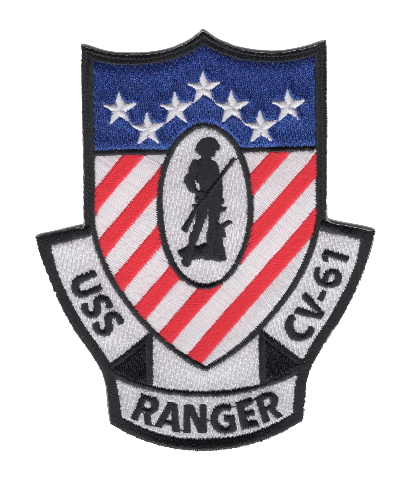 CV-61 USS Ranger Patch - Version B CV-61 USS Ranger Patch - Version B