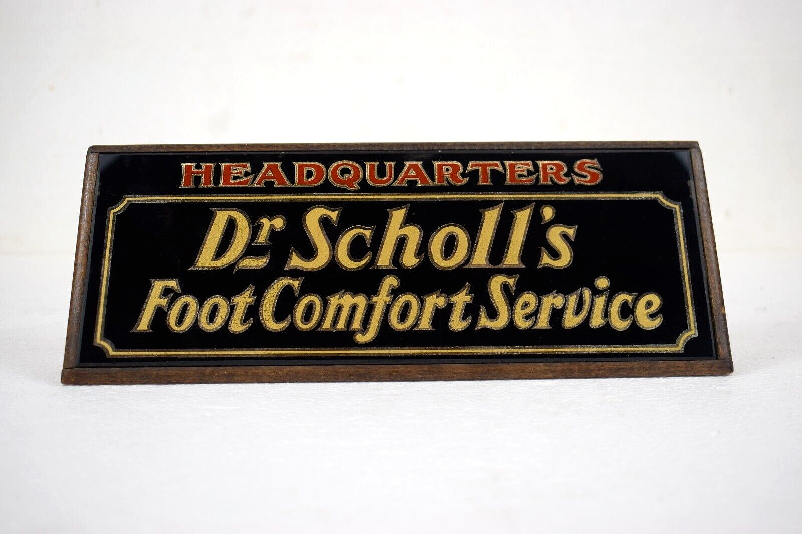 Rare Vintage 1930's Dr. Scholl's Foot Comfort Service Store Display Sign Rare Vintage 1930's Dr. Scholl's Foot Comfort Service Store Display Sign
