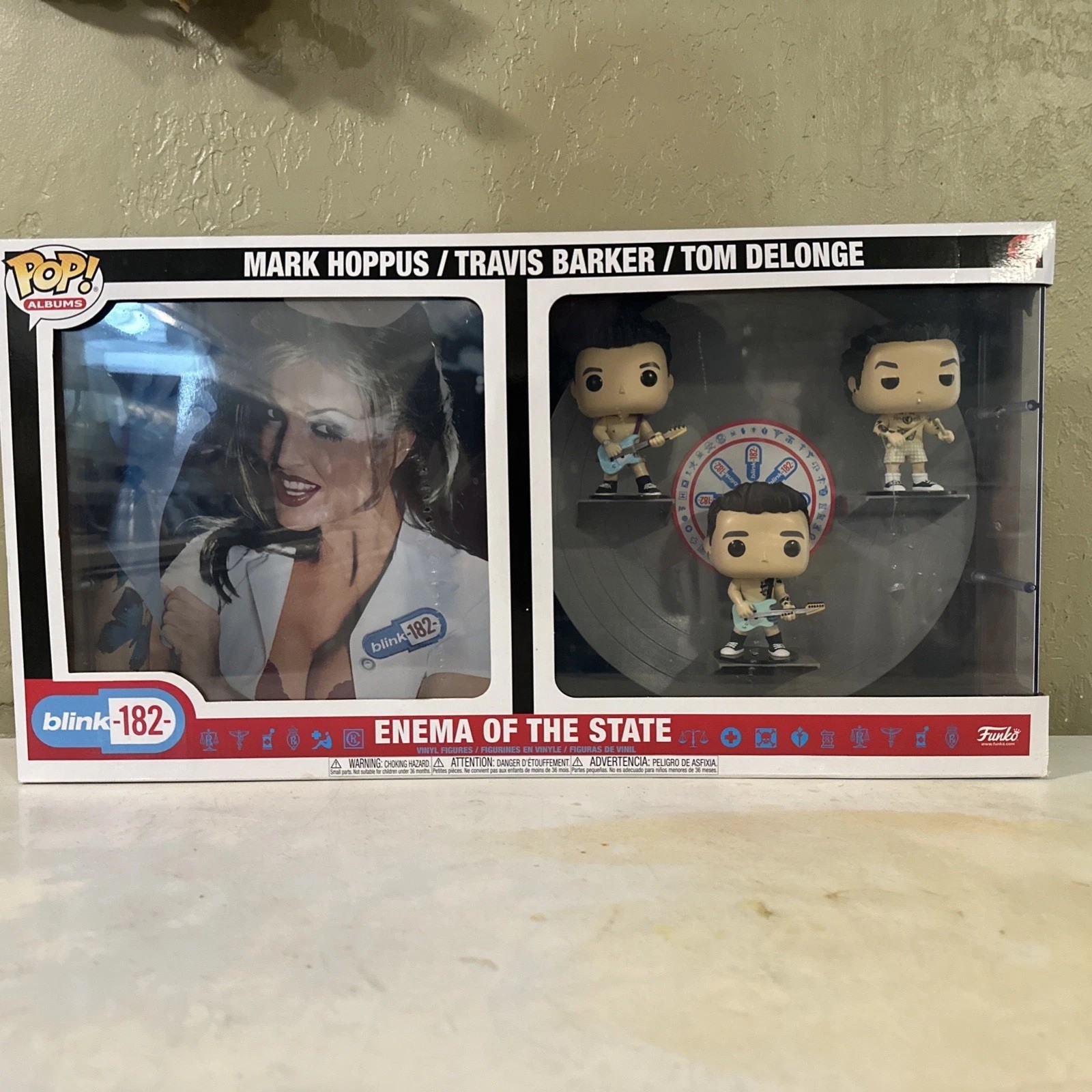 Funko Pop Album Deluxe BLINK 182 ENEMA OF THE STATE Limited Ed Vinyl Figure Set Funko Pop Album Deluxe BLINK 182 ENEMA OF THE STATE Limited Ed Vinyl Figure Set