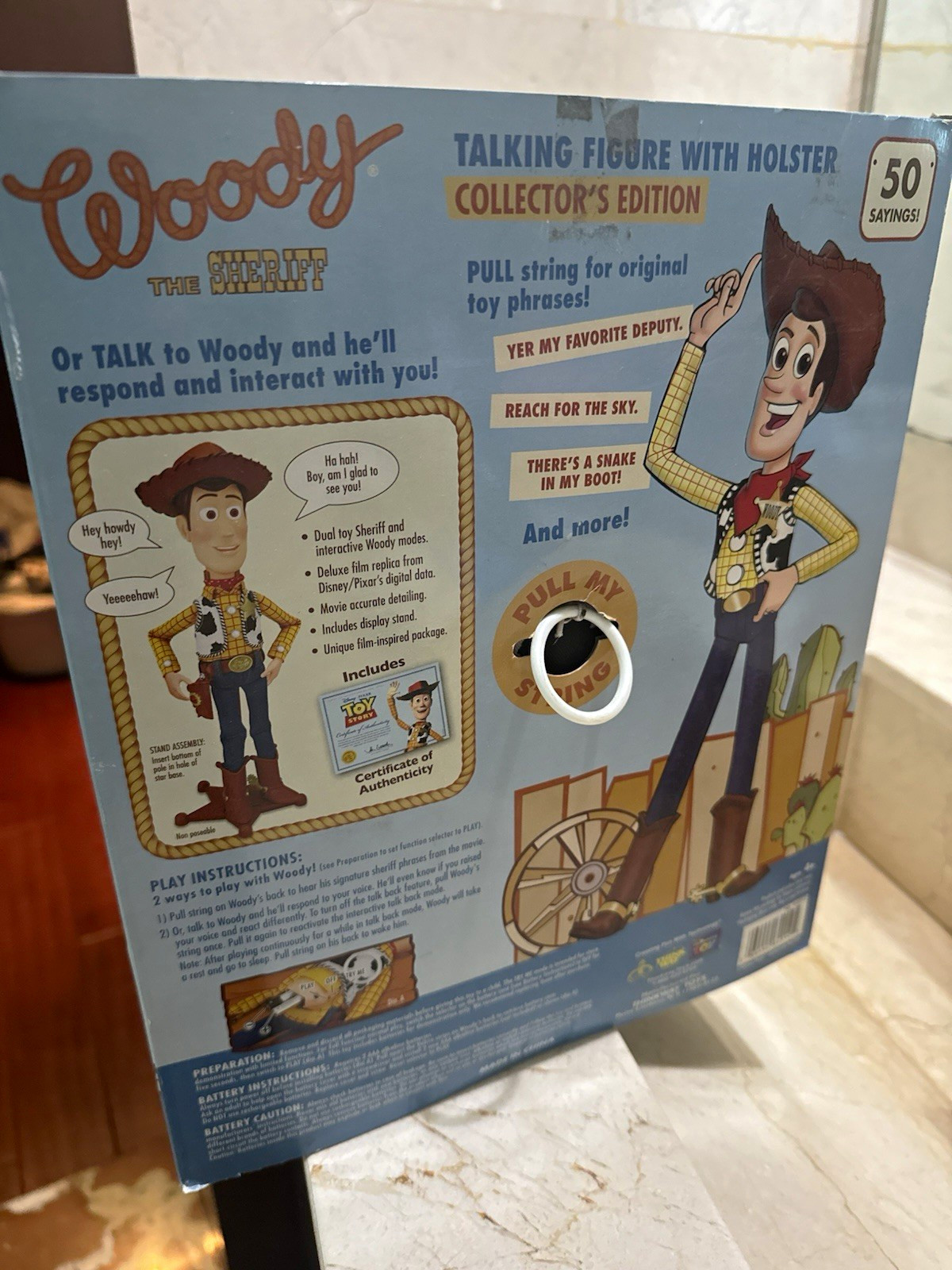 Disney Pixar Toy Story Signature Collection Woody Sheriff Thinkway Toys NIB COA Disney Pixar Toy Story Signature Collection Woody Sheriff Thinkway Toys NIB COA