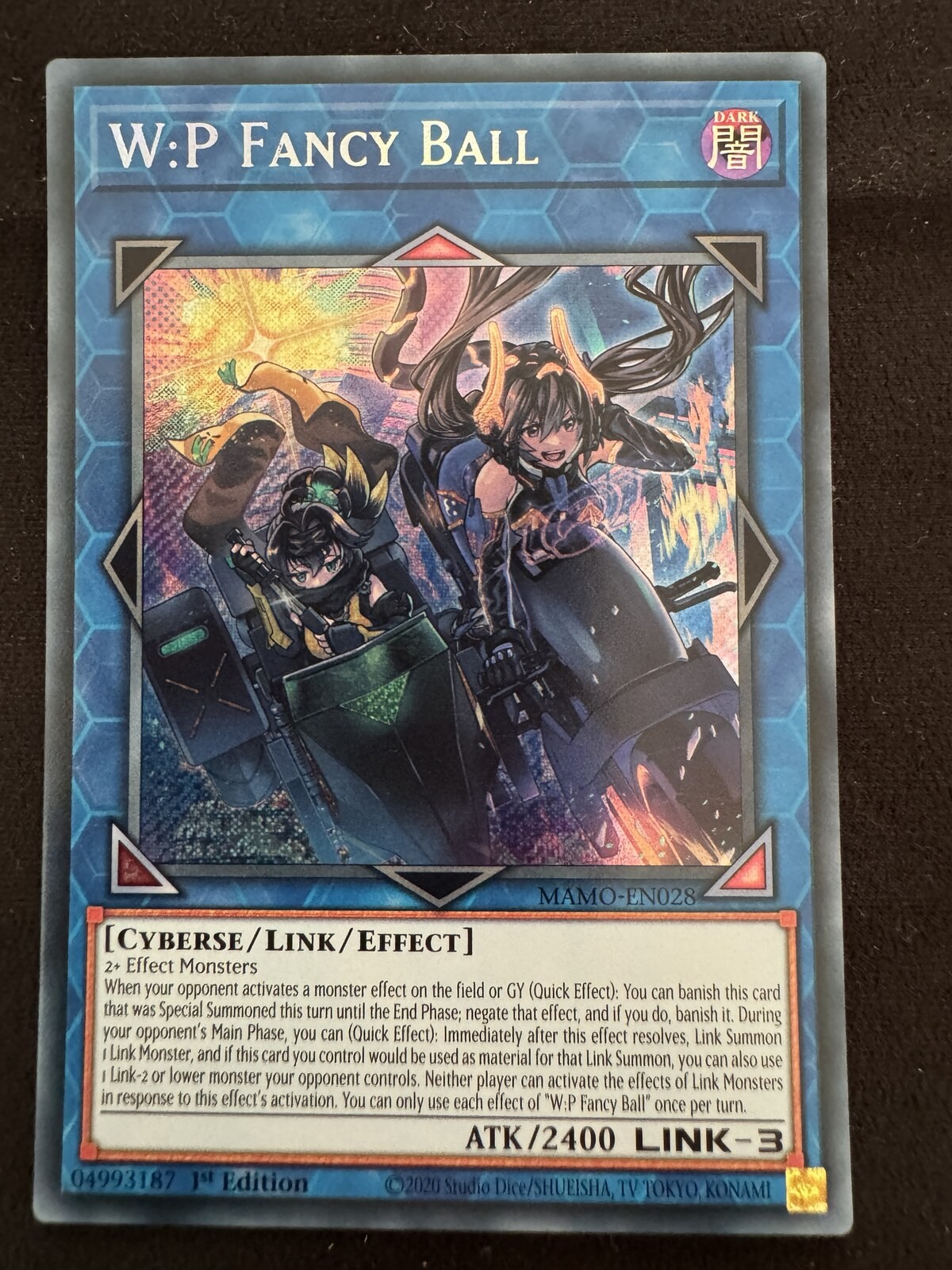 W:P Fancy Ball MAMO-EN028 Secret Rare 1st Edition Yu-Gi-Oh NM W:P Fancy Ball MAMO-EN028 Secret Rare 1st Edition Yu-Gi-Oh NM