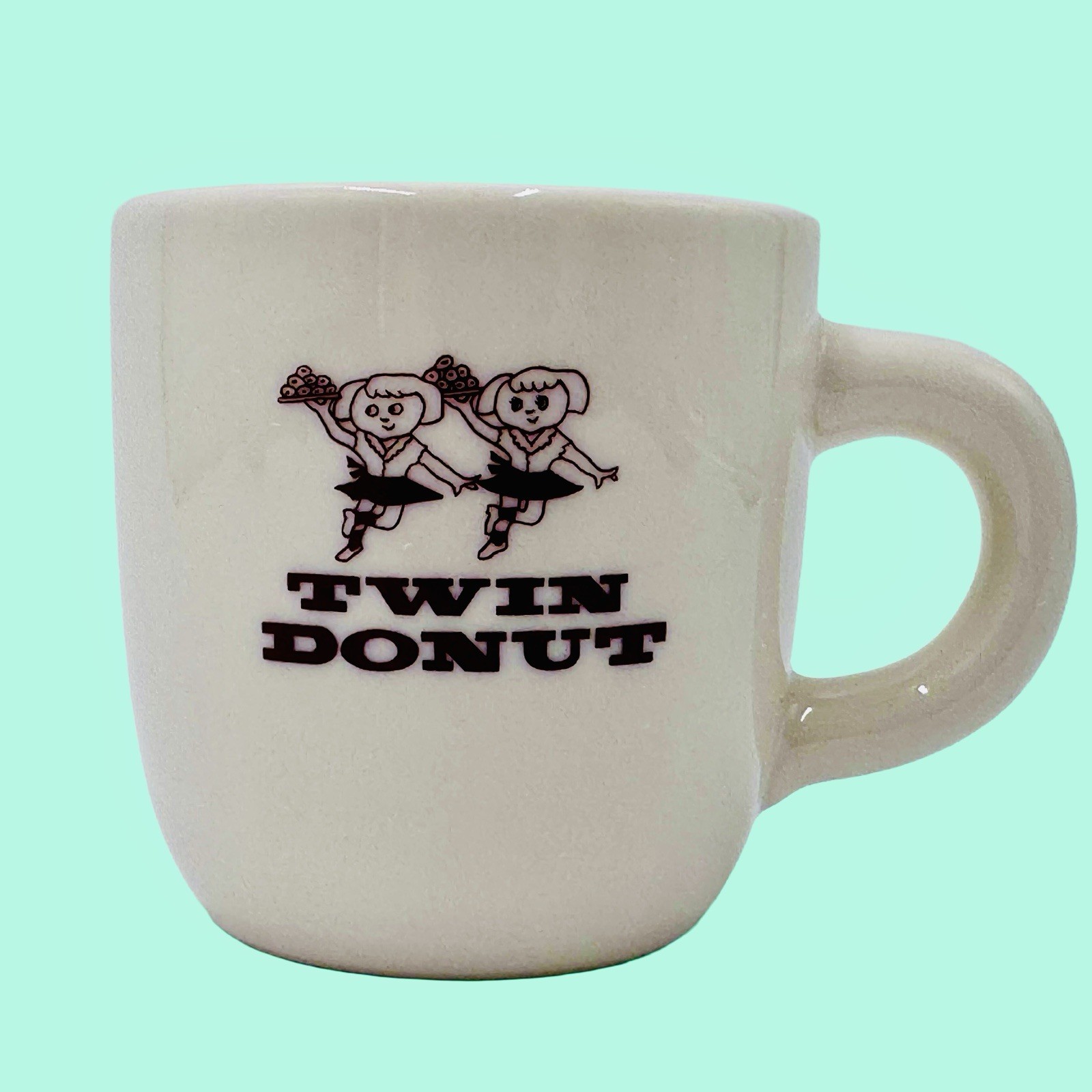 Vintage Twin Donut Coffee Mug Restaurant Bronx NYC New York Advertising HTF ☕️🍩 Vintage Twin Donut Coffee Mug Restaurant Bronx NYC New York Advertising HTF ☕️🍩