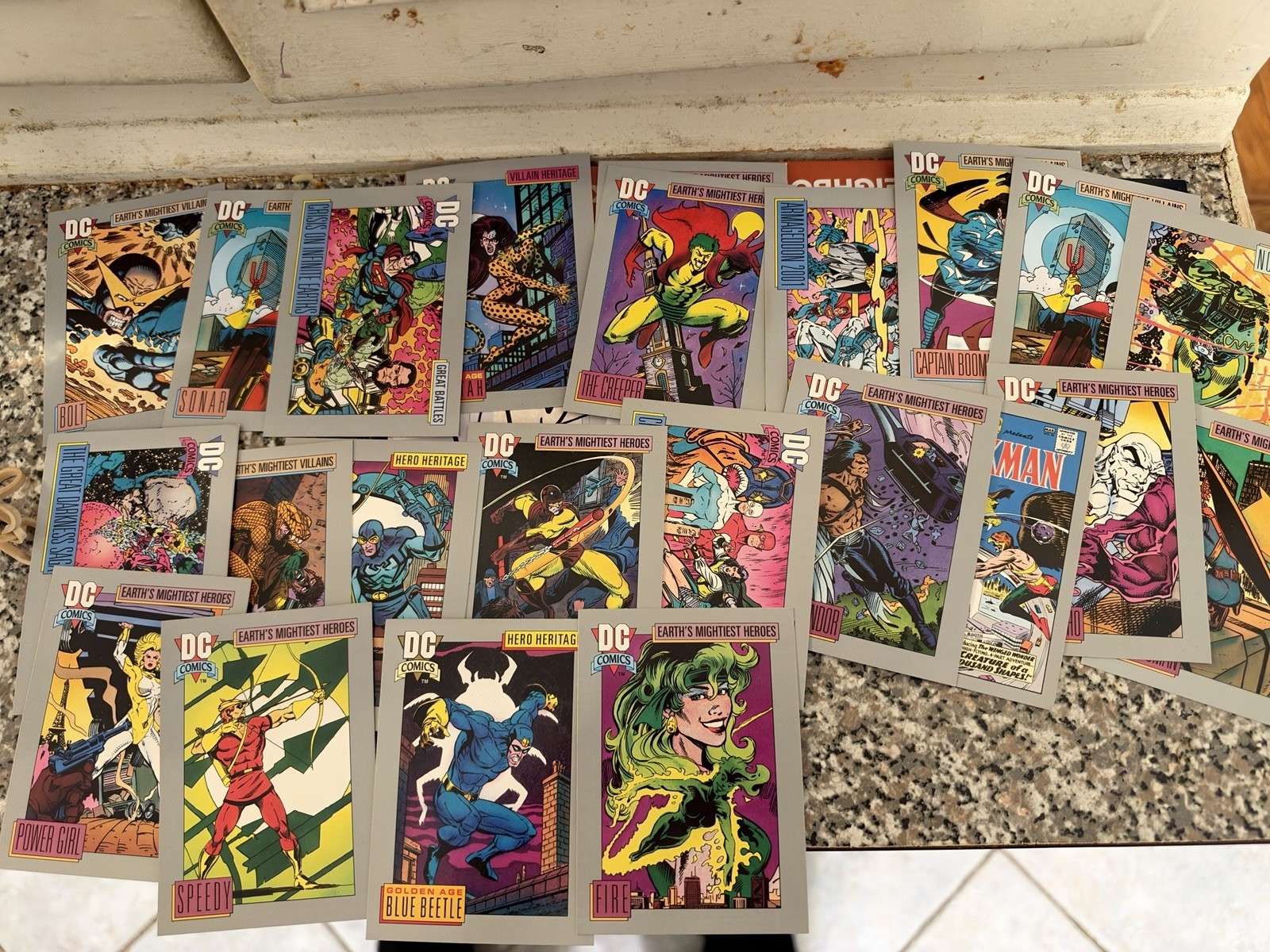 Impel 1991 DC Comics Trading Card Lot ๐ Of 32 Impel 1991 DC Comics Trading Card Lot ๐ Of 32